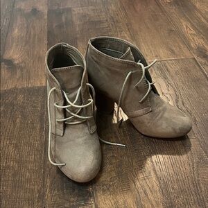 Elegant Taupe Ankle Booties for Women